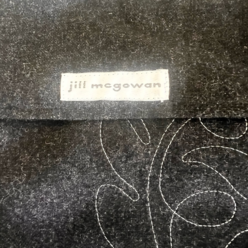 Jill McGowen Black Floral Embroidered Jacket - Picture 4 of 5